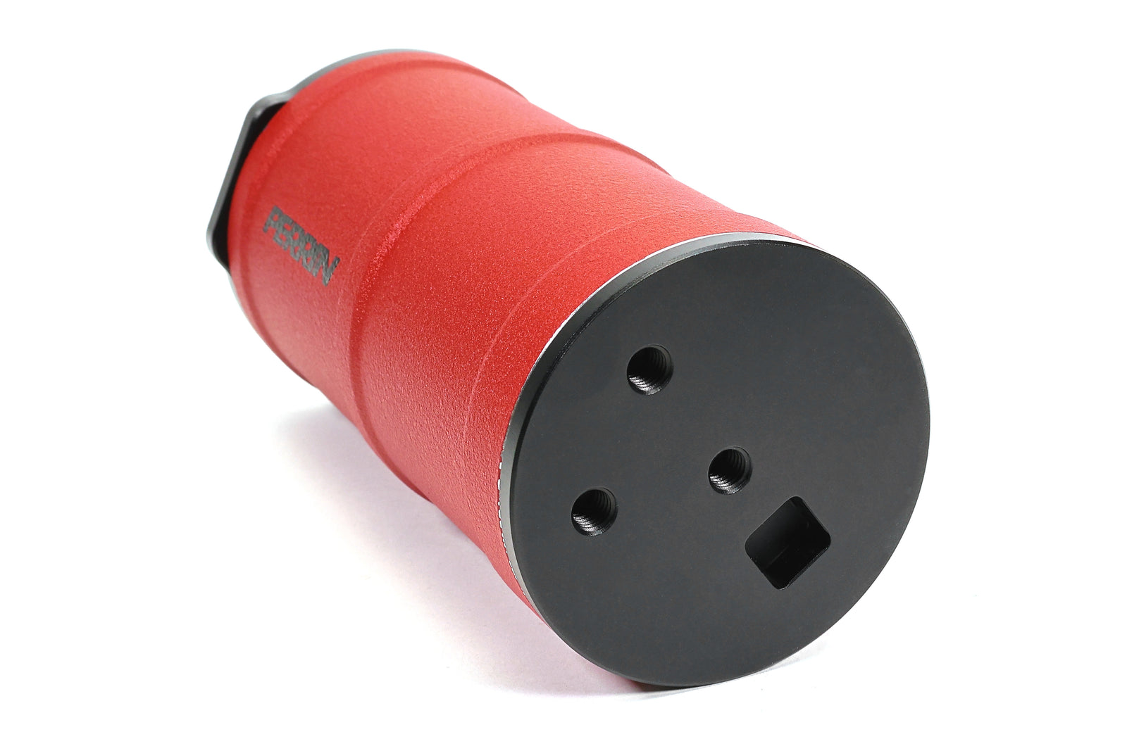 High-performance red coolant overflow tank designed for Subaru, Honda, Nissan, and Toyota vehicles.