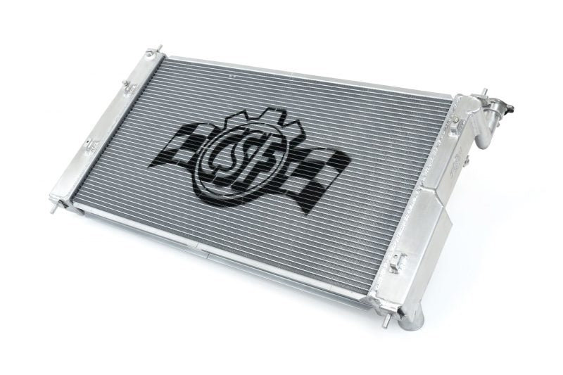 High-performance aluminum radiator for Crosstrek, featuring a sleek design and efficient two-row cooling system.