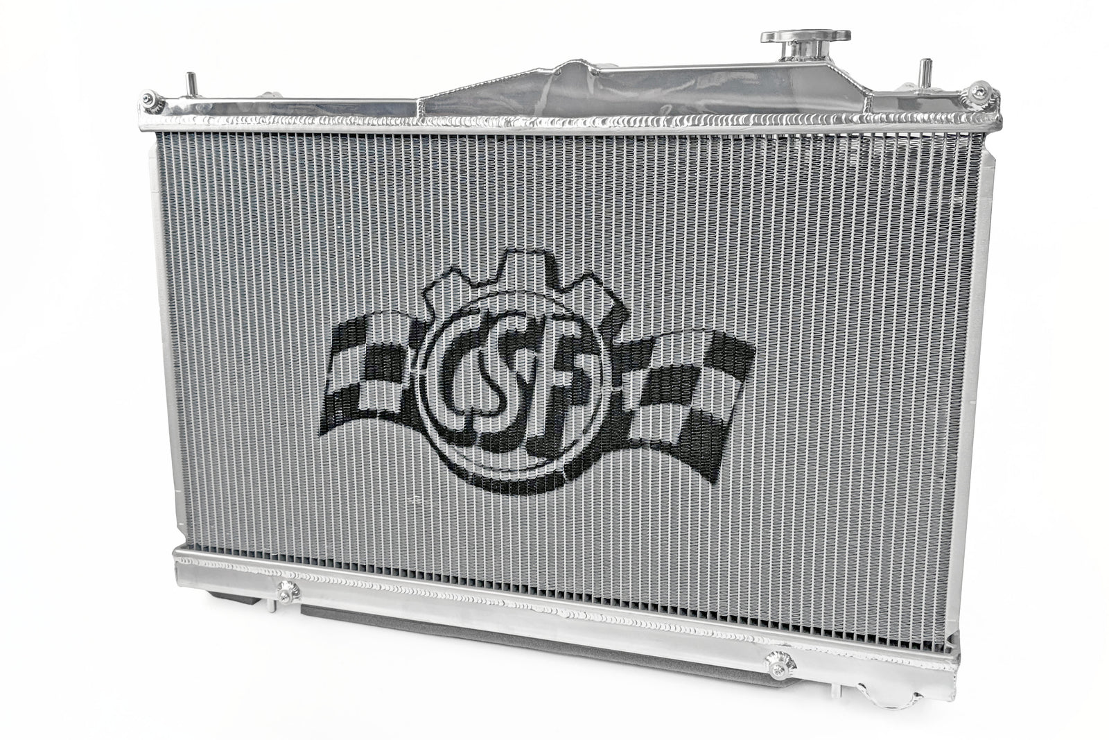 High performance aluminum 2 row radiator for 2022-2025 WRX, designed for optimal cooling and durability.