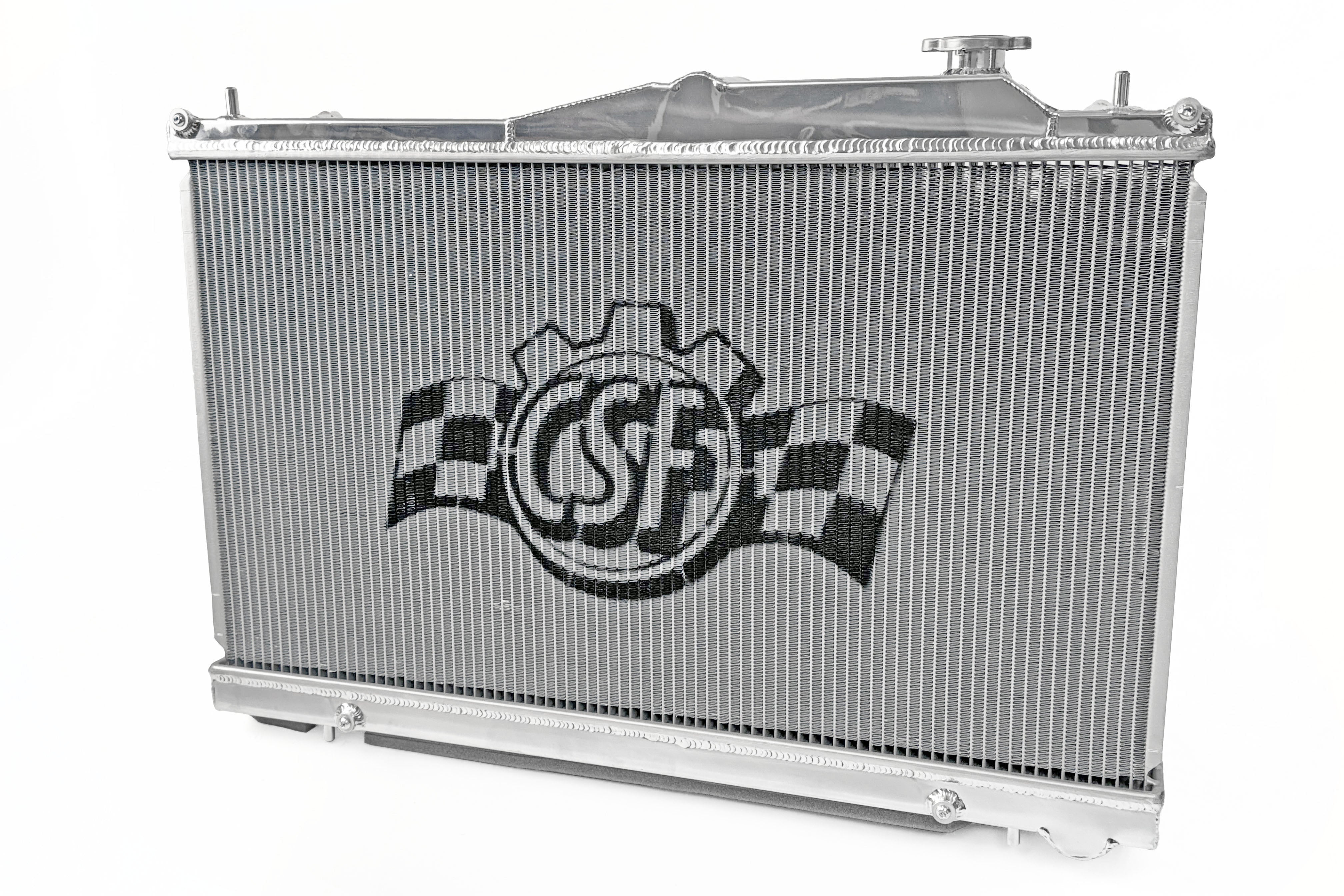High performance aluminum 2 row radiator for 2022-2025 WRX, designed for optimal cooling and durability.