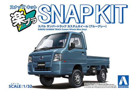 1/32 Model Kit Subaru Sambar Truck Blue