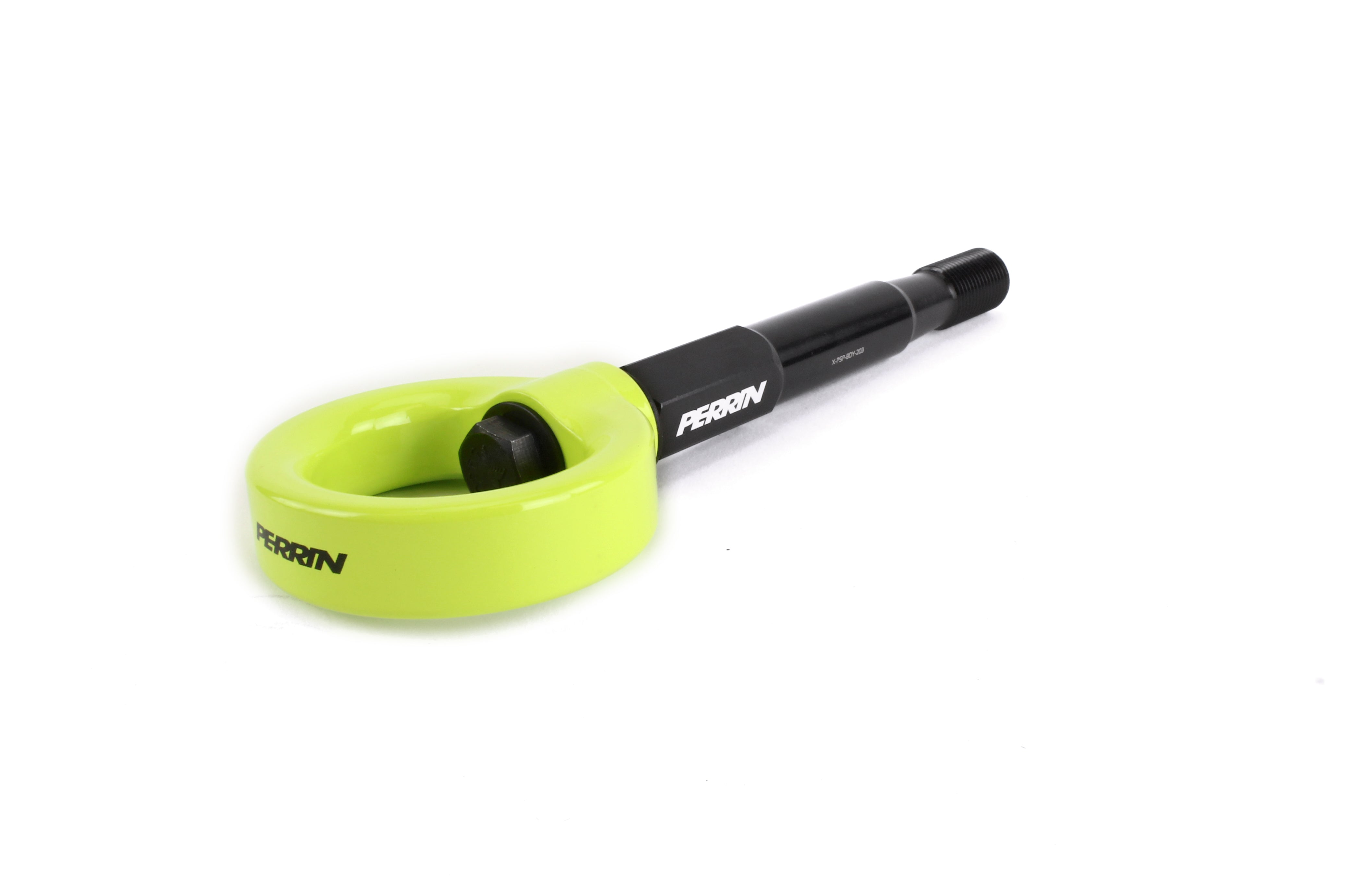 Front tow hook for 2013-2017 Subaru Crosstrek, featuring a bright green design and durable construction.