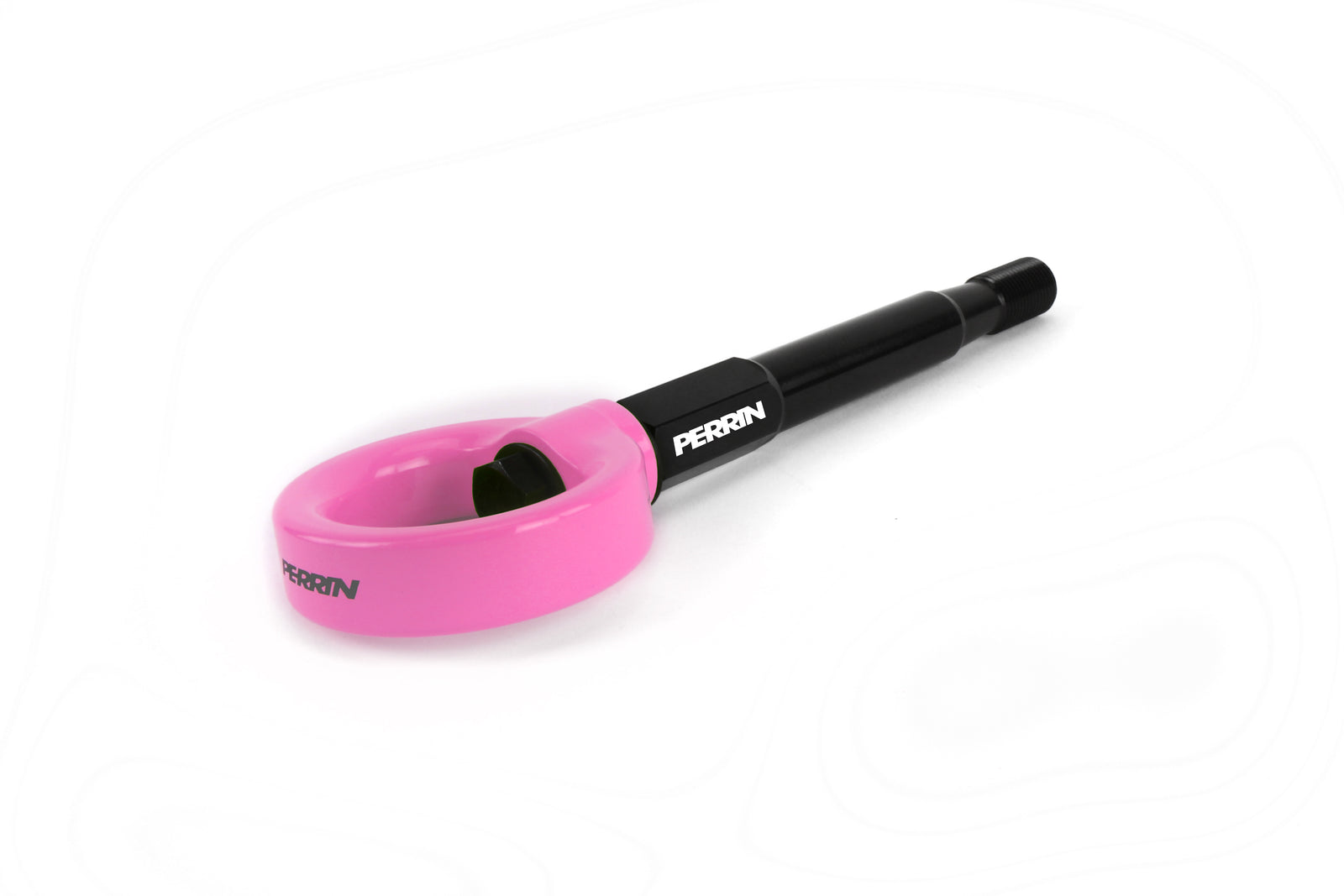 Front tow hook for 2018-2021 WRX, STI, BRZ, FR-S, 86 in pink, designed for performance and style.