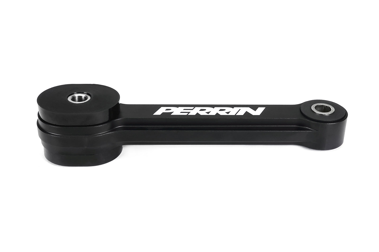 A PERRIN Street Series Pitch Stop Mount featuring a black anodize finish.