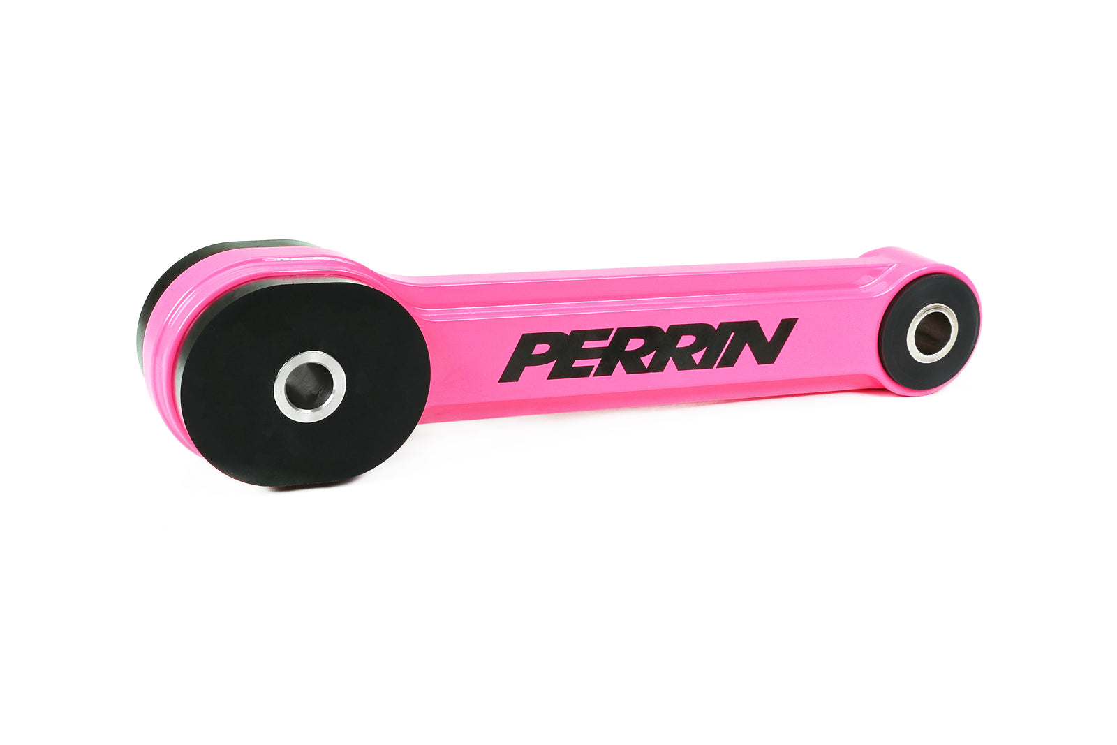A PERRIN Street Series Pitch Stop Mount featuring a hyper pink anodize finish.