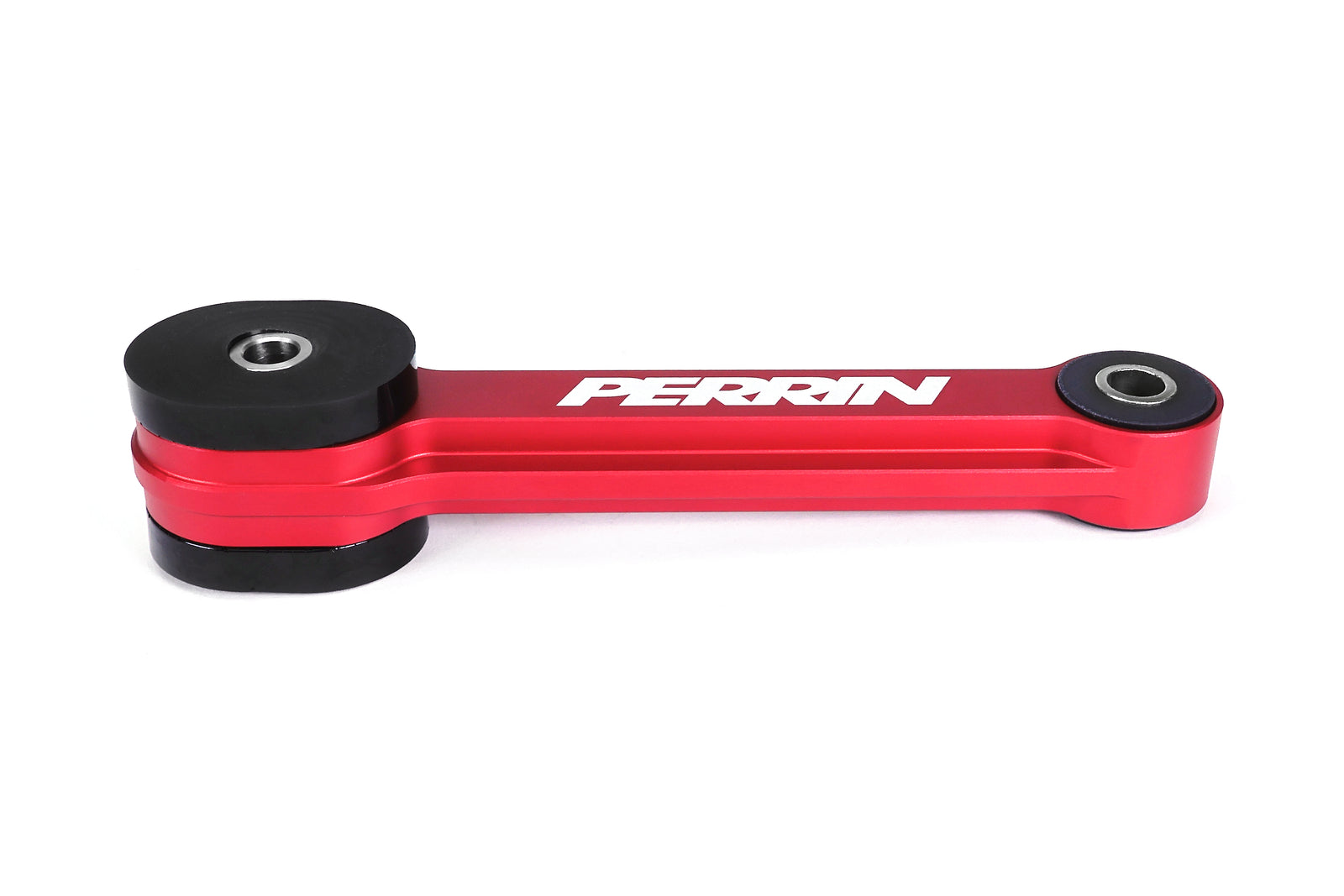 A PERRIN Street Series Pitch Stop Mount featuring a red anodize finish.