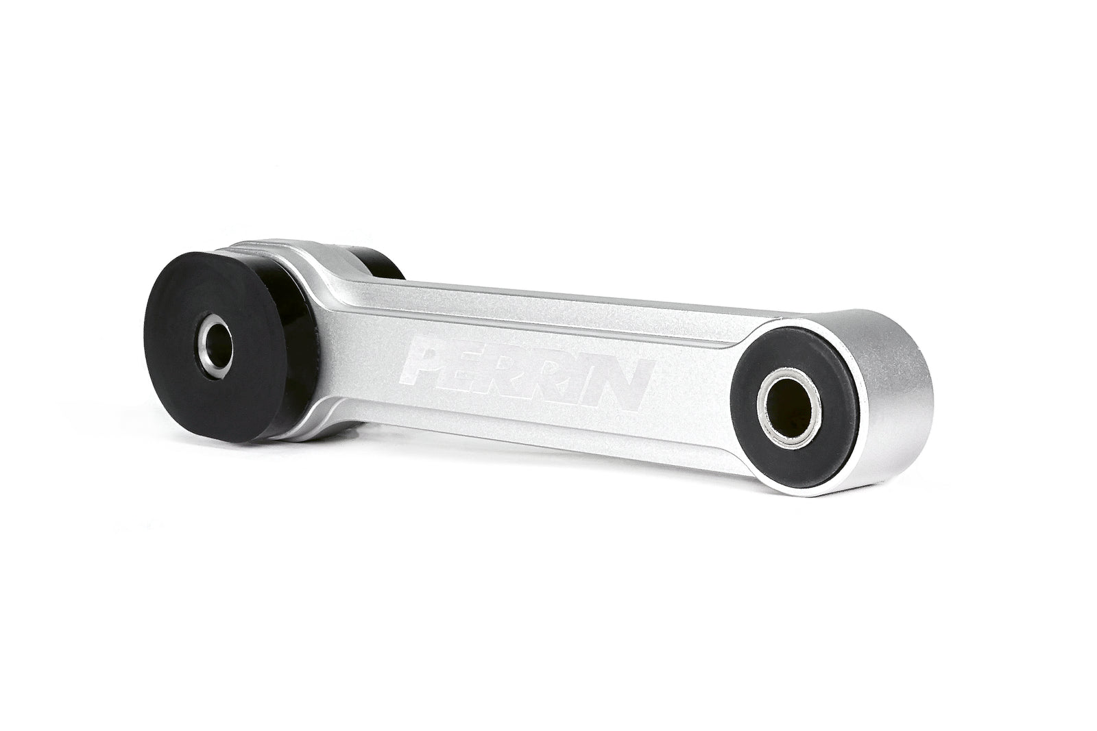 A PERRIN Street Series Pitch Stop Mount featuring a silver anodize finish.