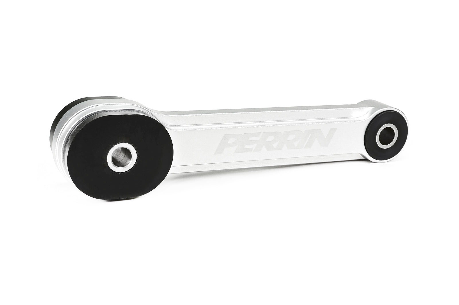 A PERRIN Street Series Pitch Stop Mount featuring a silver anodize finish.