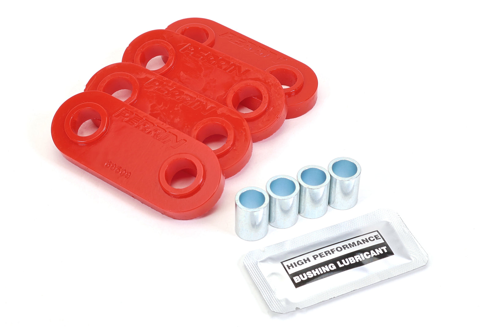 Transmission crossmember bushings for 2002-2007 WRX, STI, Forester, Outback, XT, Legacy, and Impreza vehicles.