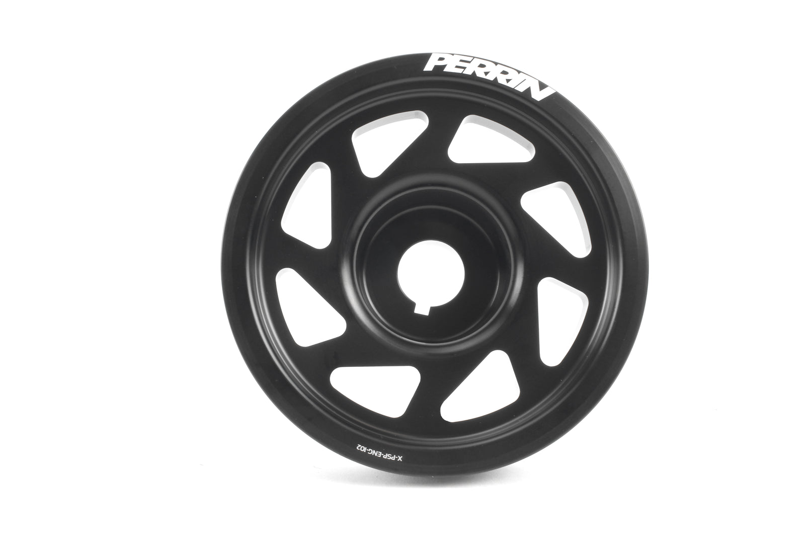 Lightweight crank pulley for 2002-2014 Subaru WRX, STI, Outback, Forester, Legacy, and Impreza models.