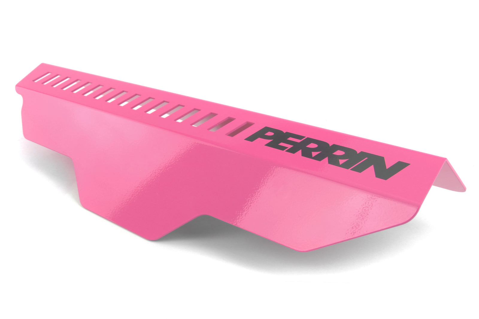 PERRIN pink pulley cover for Subaru Outback XT, Legacy GT, and Forester XT enhances engine aesthetics and performance.