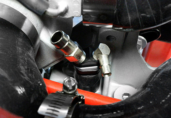 PERRIN Air Oil Separator fittings and hose connections for easy installation