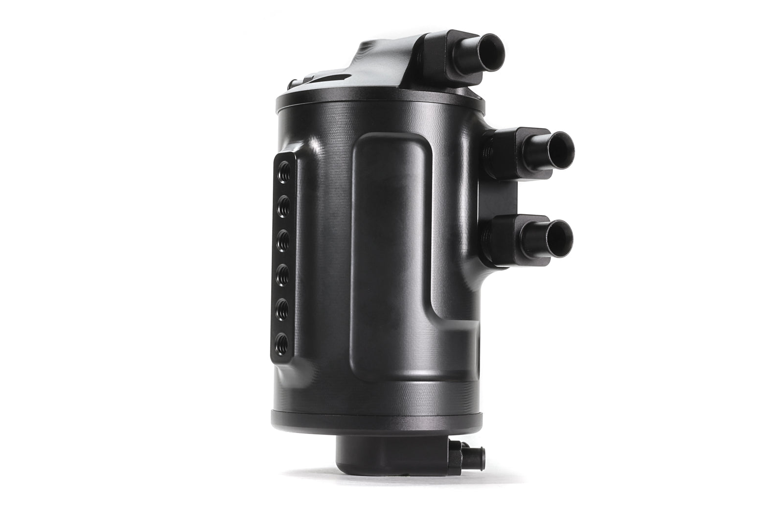 PERRIN Air Oil Separator black anodized aluminum for 2002-2021 Subaru WRX and STI.