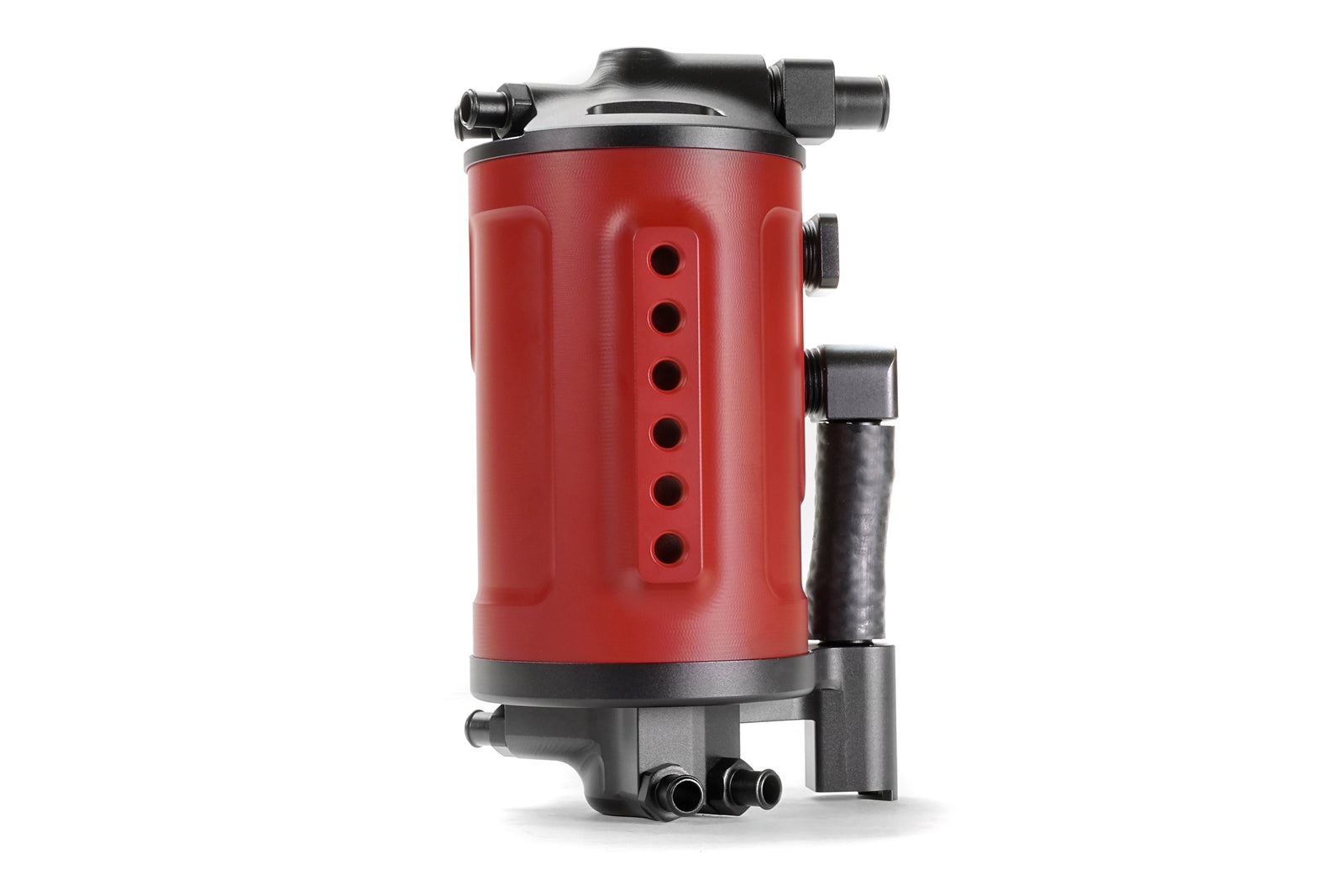 PERRIN Air Oil Separator red anodized aluminum for 2022-2025 Subaru WRX.