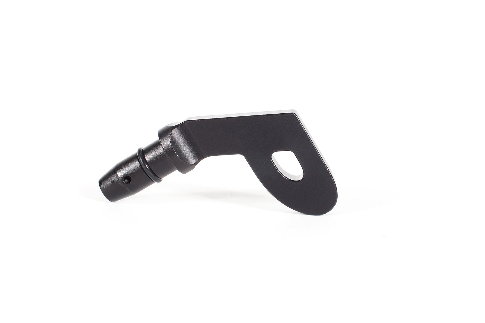 Perrin P Style dipstick handle designed for easy oil level checks in performance Subaru, Honda, Nissan, and Toyota vehicles.