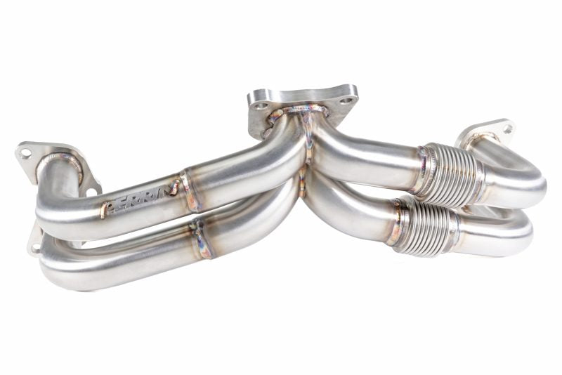 Equal length header for 2022-2025 WRX, featuring polished stainless steel construction and smooth bends for optimal exhaust flow.