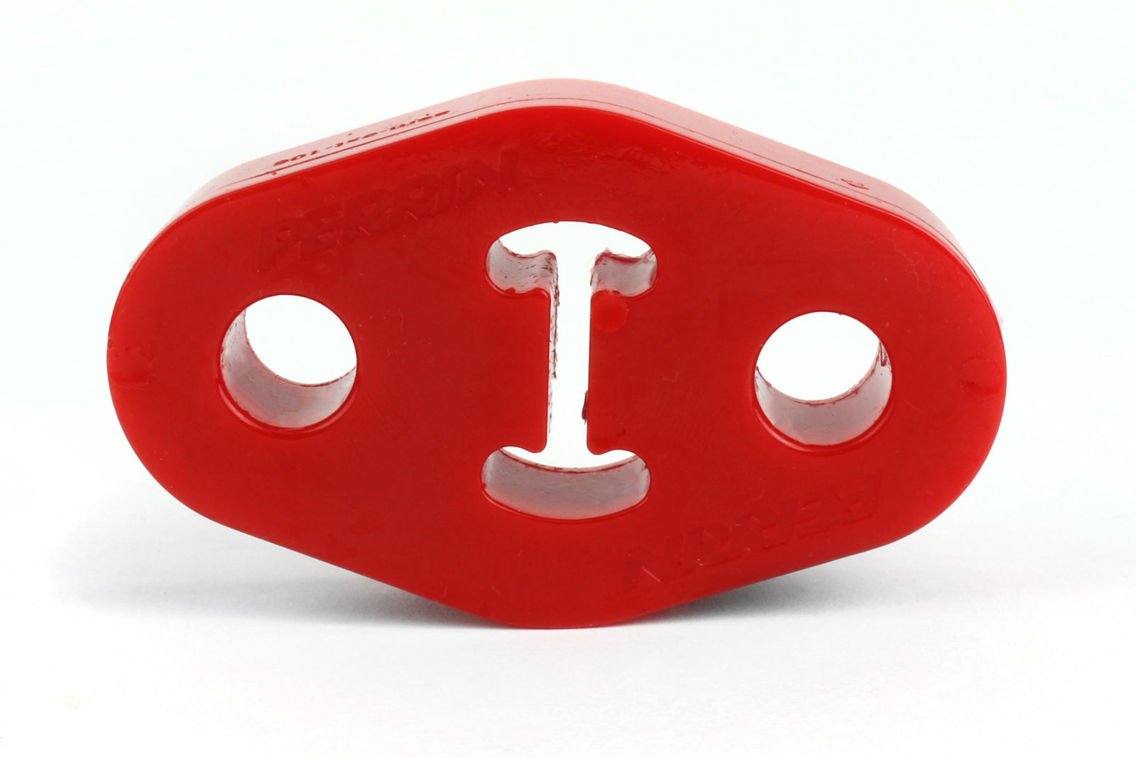 Red exhaust hanger for 2014-2025 Subaru Forester, designed for enhanced durability and performance.