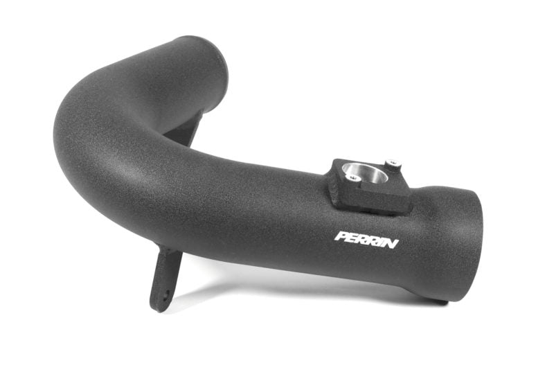 Cold air intake for 2022-2025 WRX featuring a sleek black design and Perrin branding for enhanced engine performance.