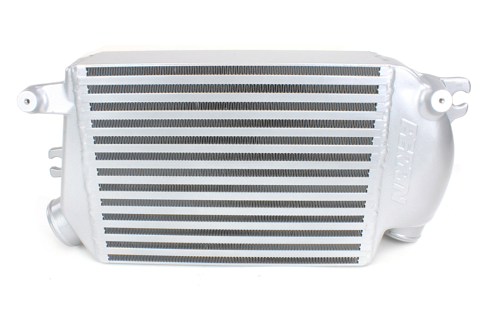Top mount intercooler designed for 2015-2021 WRX and Forester XT, featuring a sleek aluminum finish and efficient airflow design.