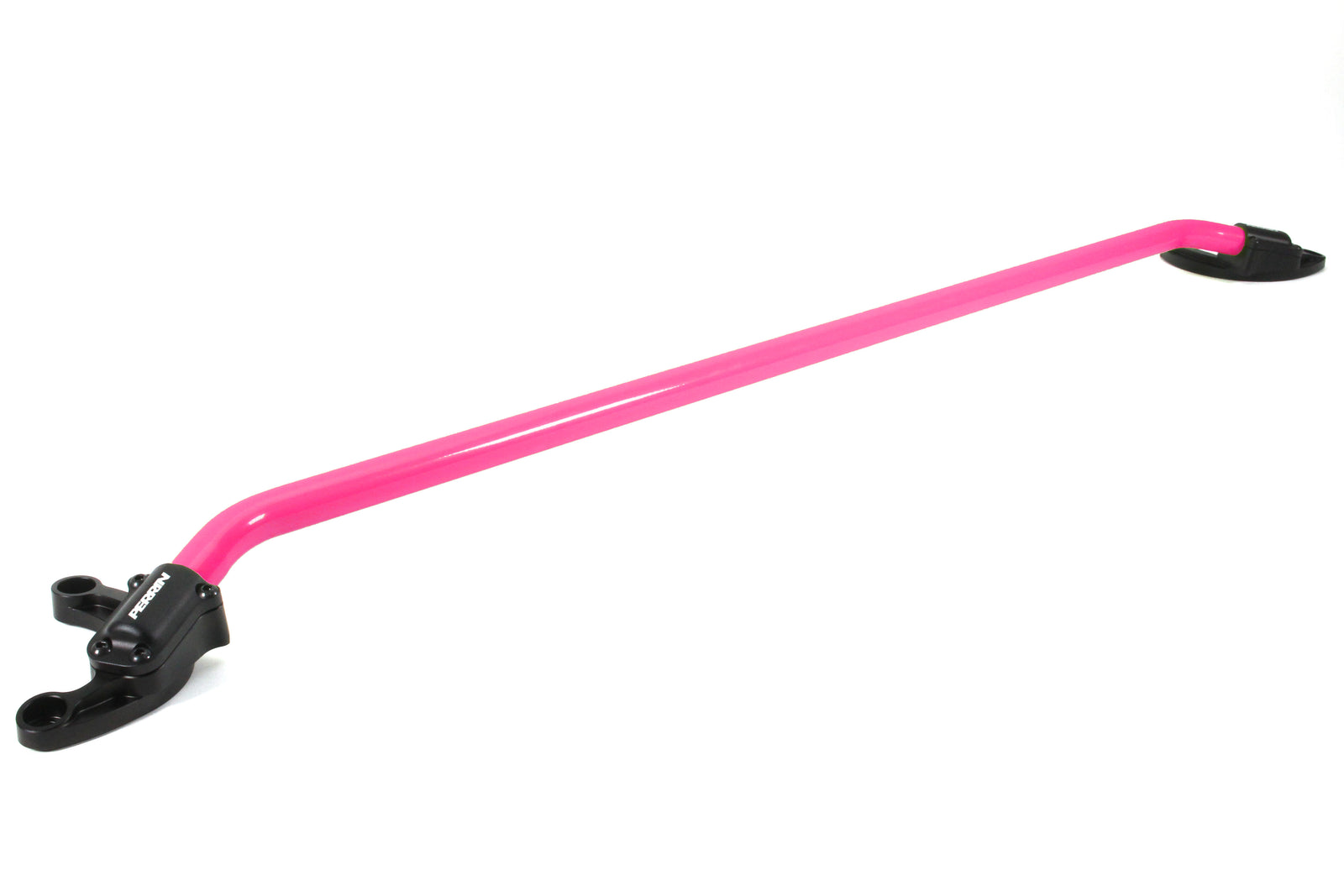 Front strut brace for 2022-2025 WRX and Impreza, featuring a vibrant pink finish for enhanced chassis stability.