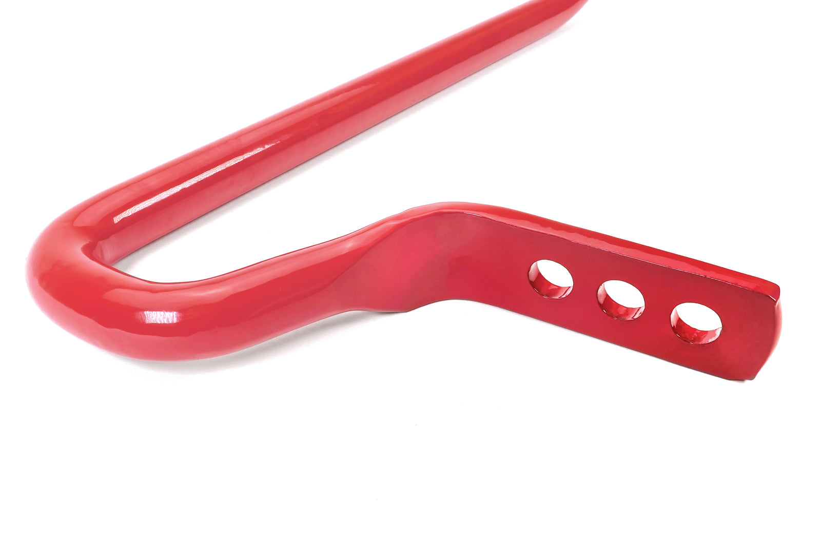 Red sway bar rear for 2008-2021 WRX, STI, BRZ, FR-S, 86, GR86, Forester, Legacy, and Crosstrek vehicles.