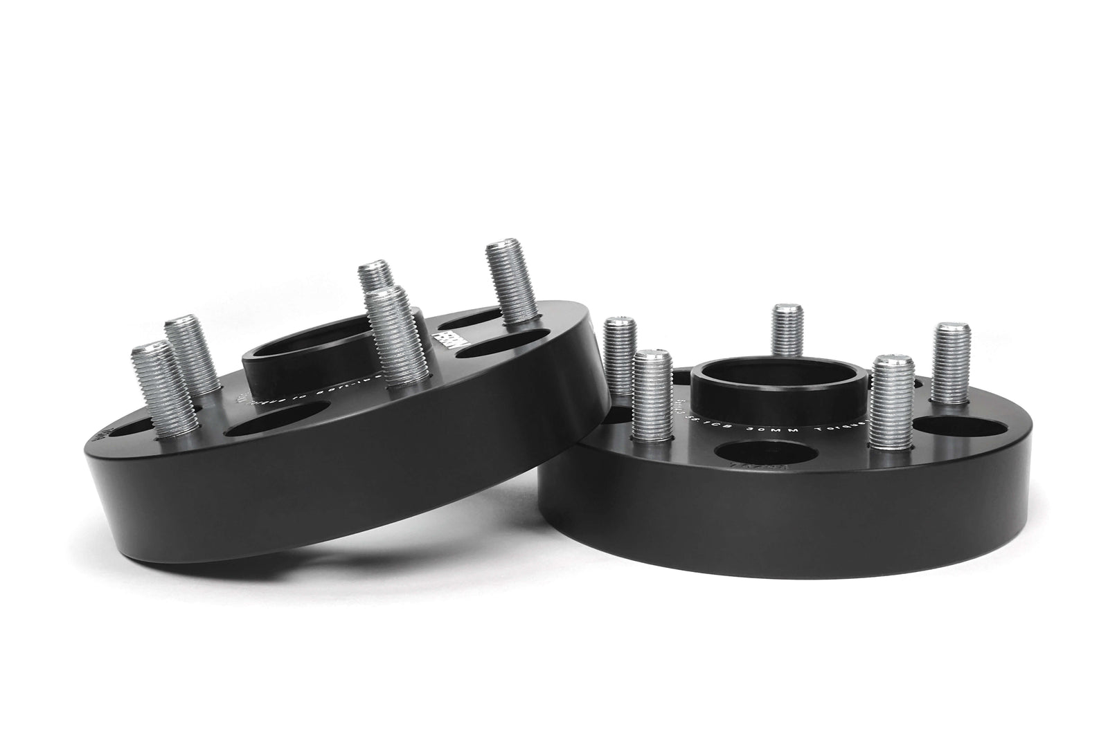 30mm wheel spacers designed for 2015-2025 Subaru WRX, STI, Forester, Outback, Legacy, Impreza, and Crosstrek.