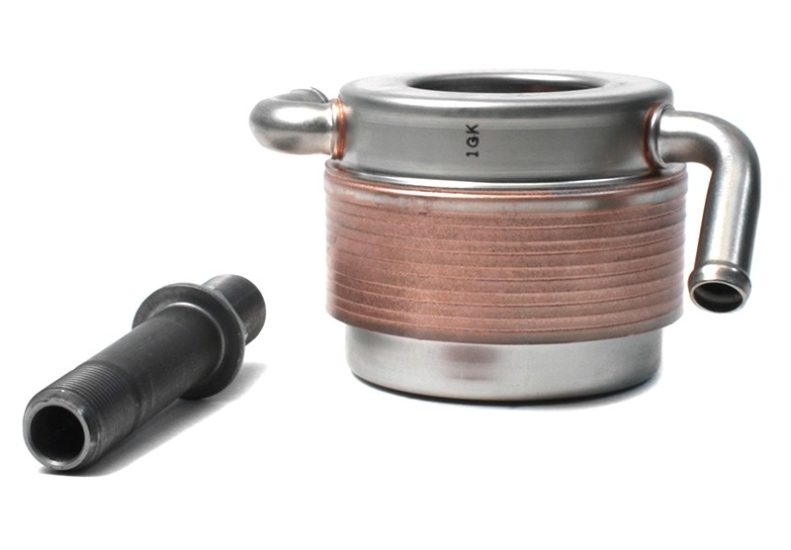 Header Install Kit for 2006-2008 Forester XT, featuring a copper-wrapped component and a connecting pipe.