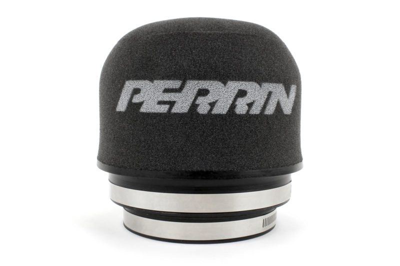 Replacement foam filter for Evo 8 and 9 featuring a black design with a silver Perrin logo.
