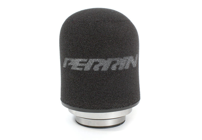 Replacement foam filter for WRX/STI featuring a sleek black design with a metallic base for enhanced performance.