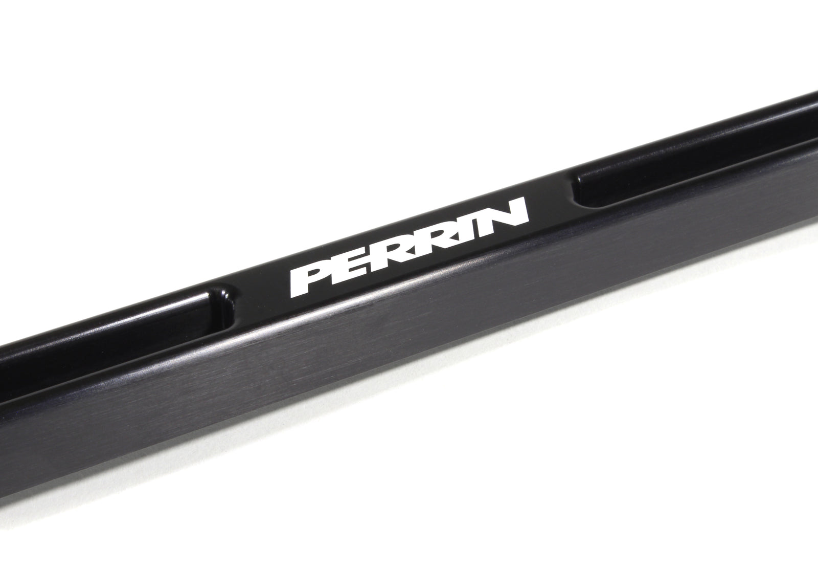 PERRIN battery tie down for secure battery mounting in performance Subaru, Honda, Nissan, and Toyota vehicles.