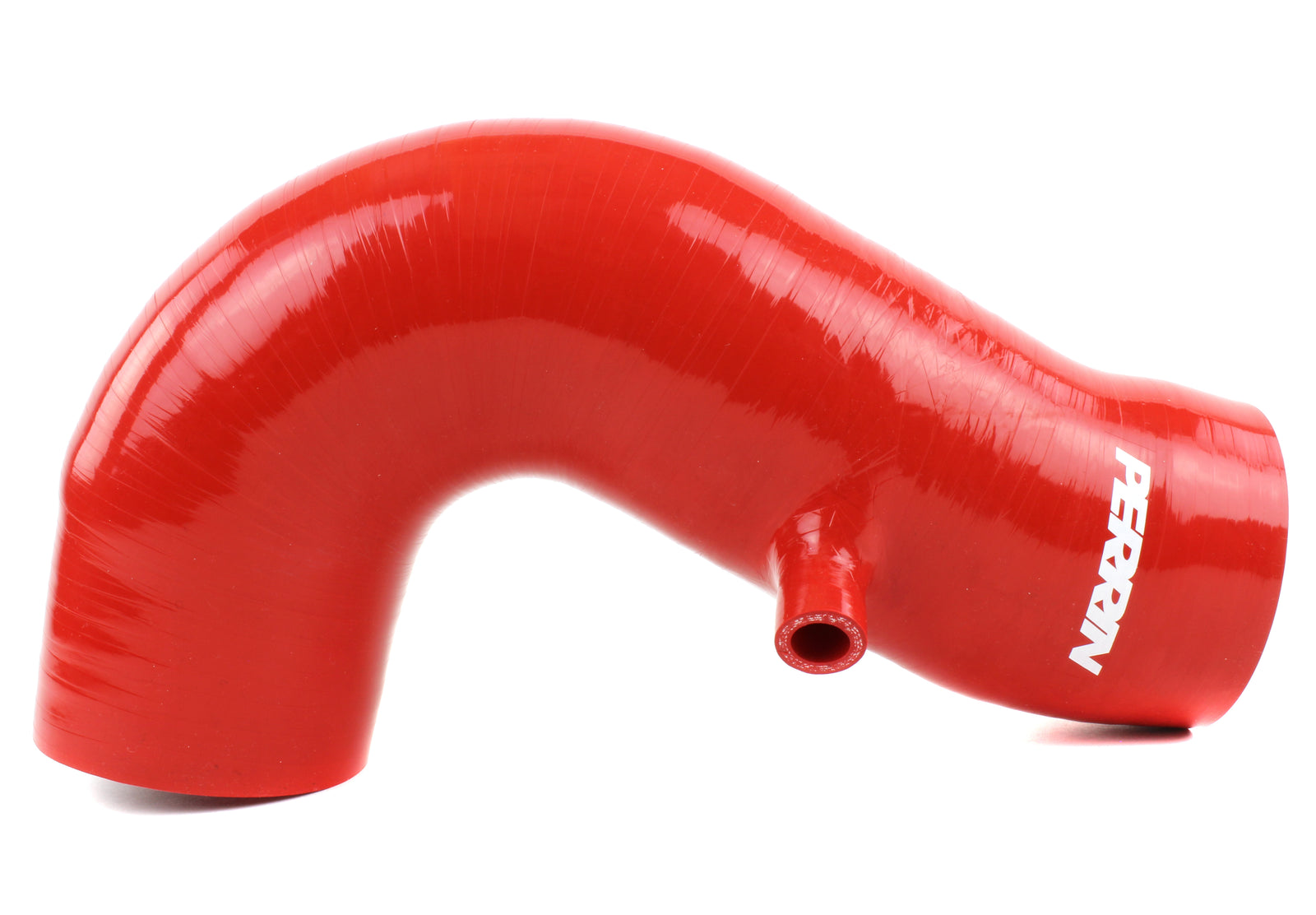 Red inlet hose for 2017-2020 BRZ and 86 manual models, designed for improved airflow and performance.