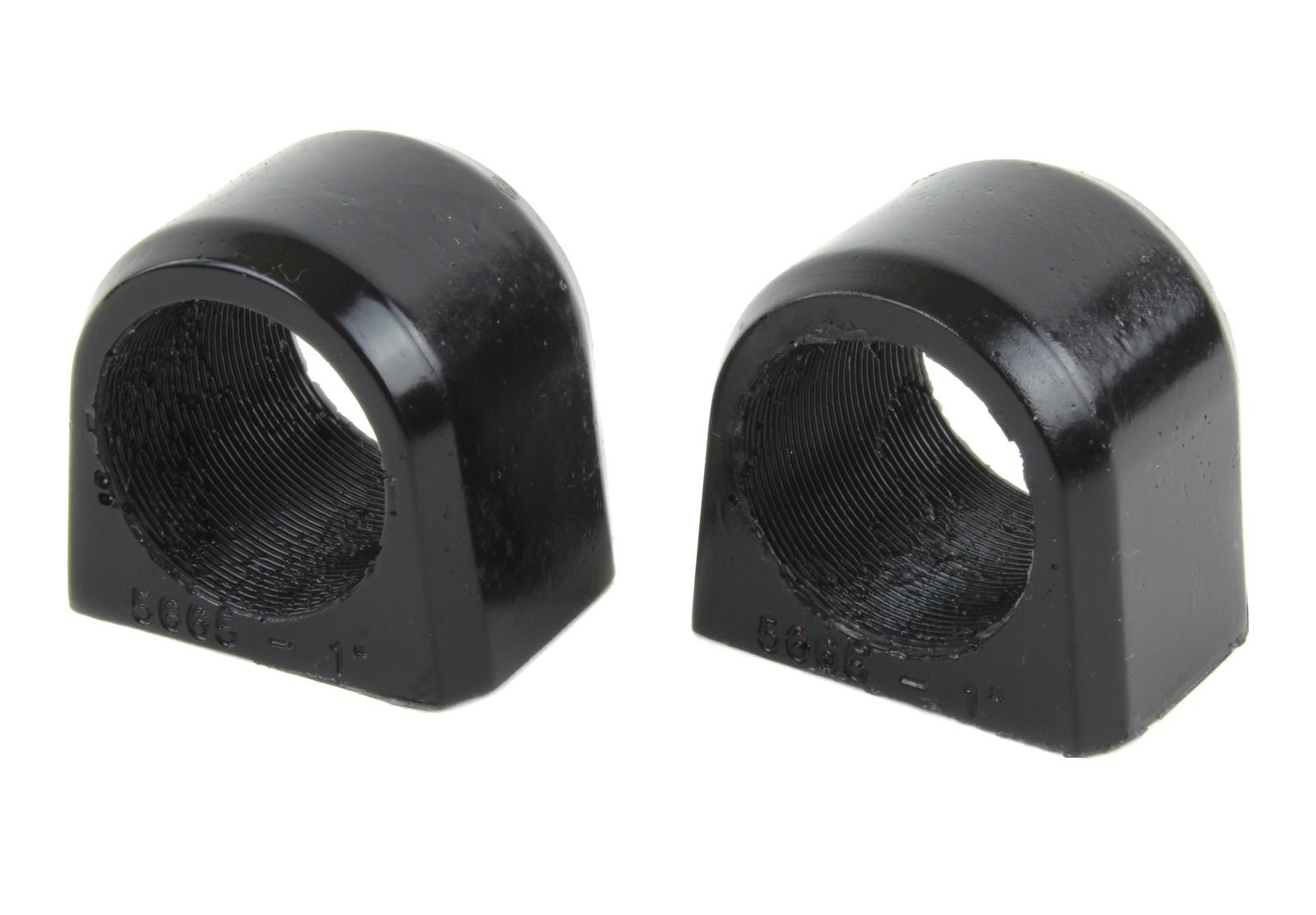Black 25mm bushings for rear swaybar, designed for 2002-2005 Subaru WRX, enhancing performance and stability.