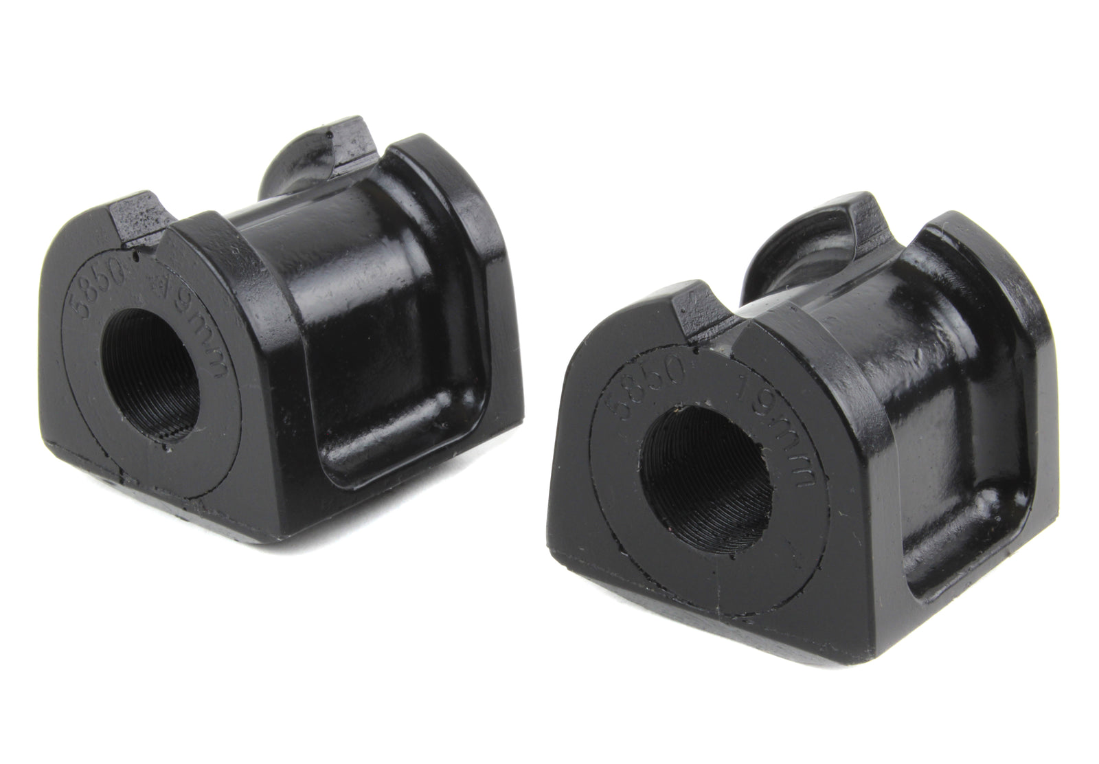 Black 19mm bushings for rear swaybar, compatible with 2008-2021 WRX, STI, BRZ, FR-S, and 86 models.