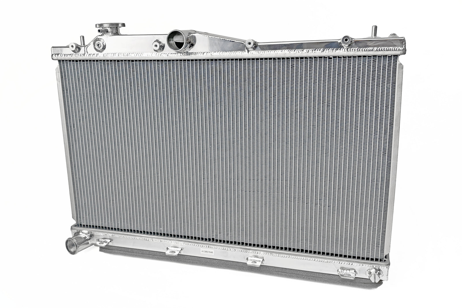 High performance aluminum 2 row radiator for 2022-2025 Subaru WRX, designed for optimal cooling and durability.