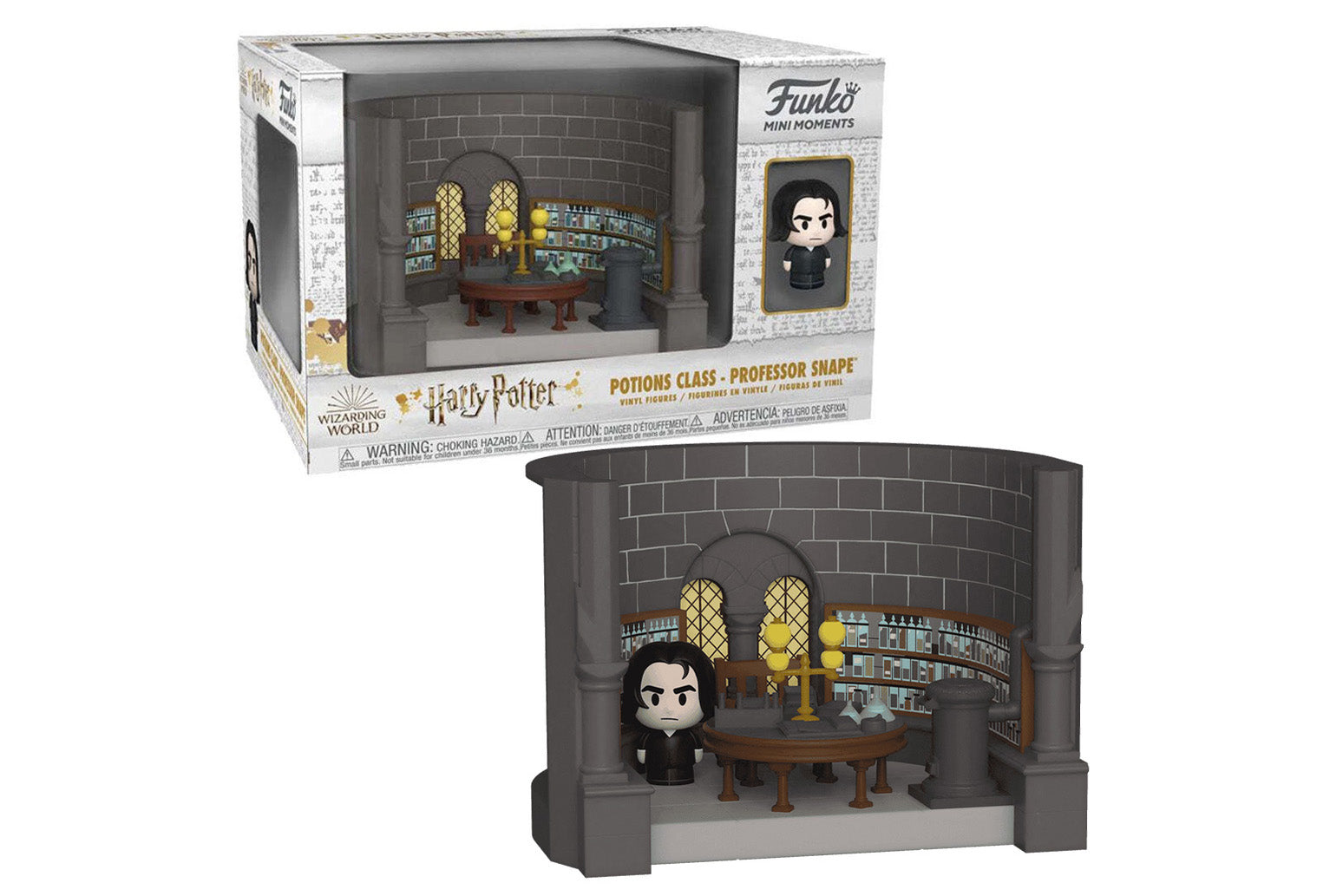 Funko Pop! Moment packaging for Harry Potter with a mini scene and figure.