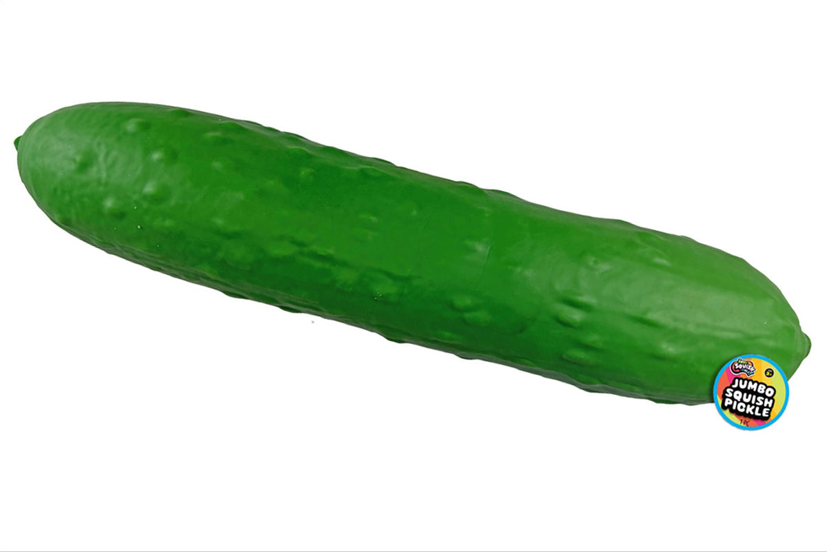 Jumbo Squishy Pickle 14in