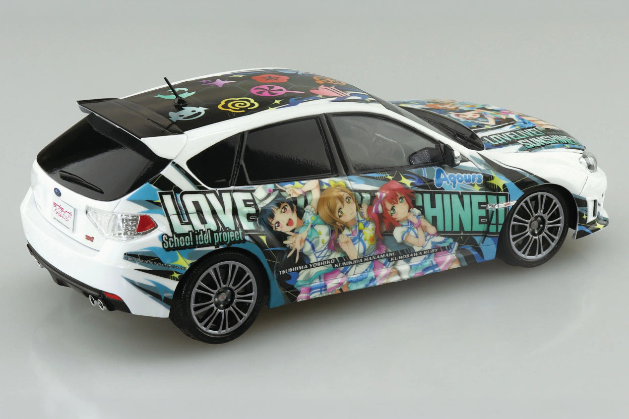 1/24 Model Subaru GRB Impreza STI '10 Itasha #02 Japanese Animation Wrapped Car