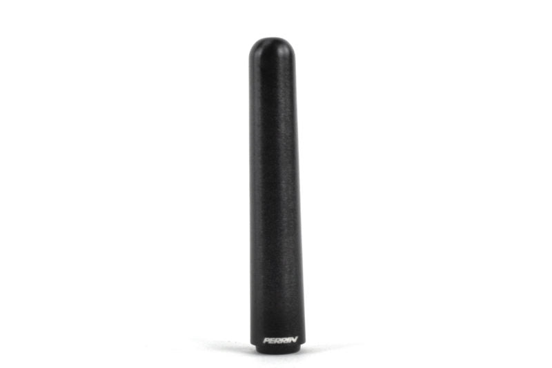Black antenna designed for Jeep vehicles, featuring a sleek, streamlined shape for improved reception and aesthetics.
