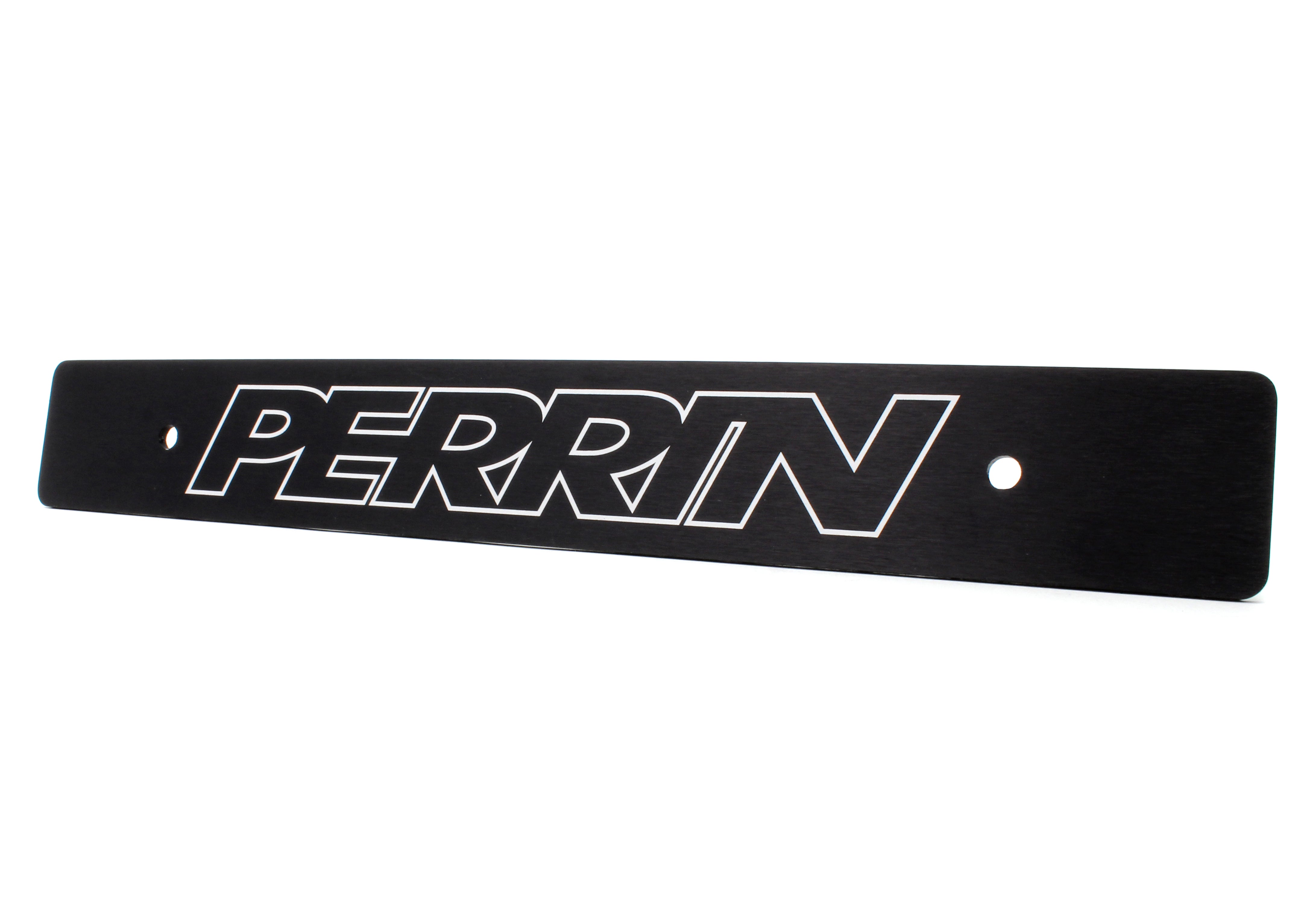 Perrin license plate delete for 2006-2017 WRX, STI, Forester, Impreza, BRZ, FR-S, 86 in sleek black finish.