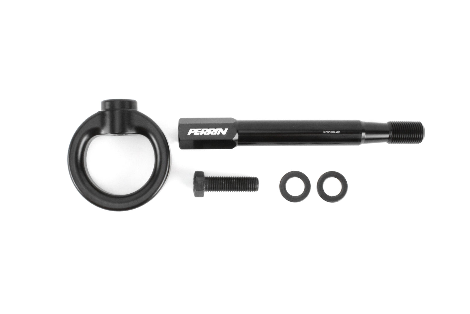 Front tow hook kit for 2022-2025 WRX, Forester, Outback, Crosstrek, and Impreza with mounting hardware included.