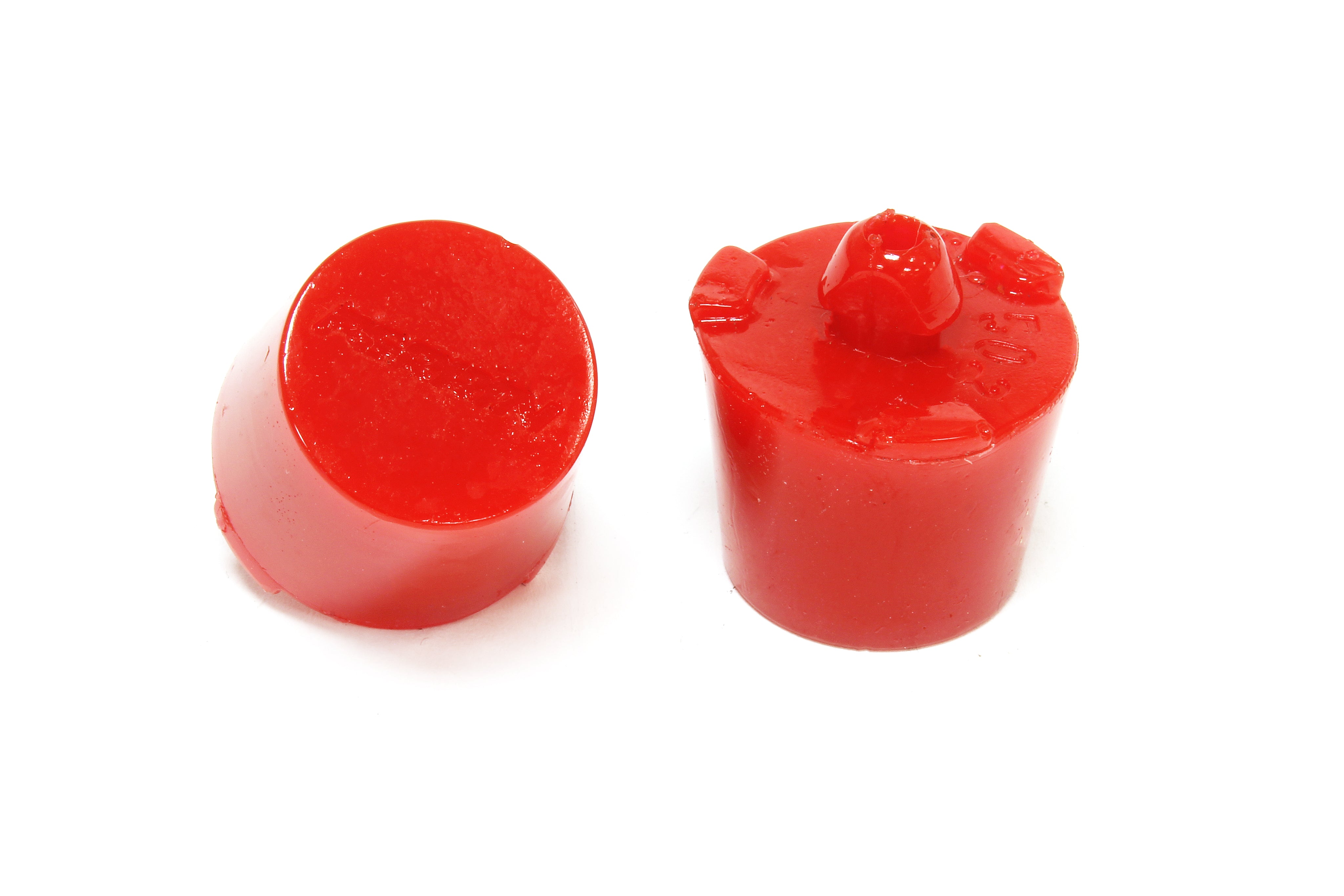 Red trunk bumpers designed for enhanced protection and fitment in performance vehicles. Ideal for Subaru, Honda, Nissan, and Toyota.