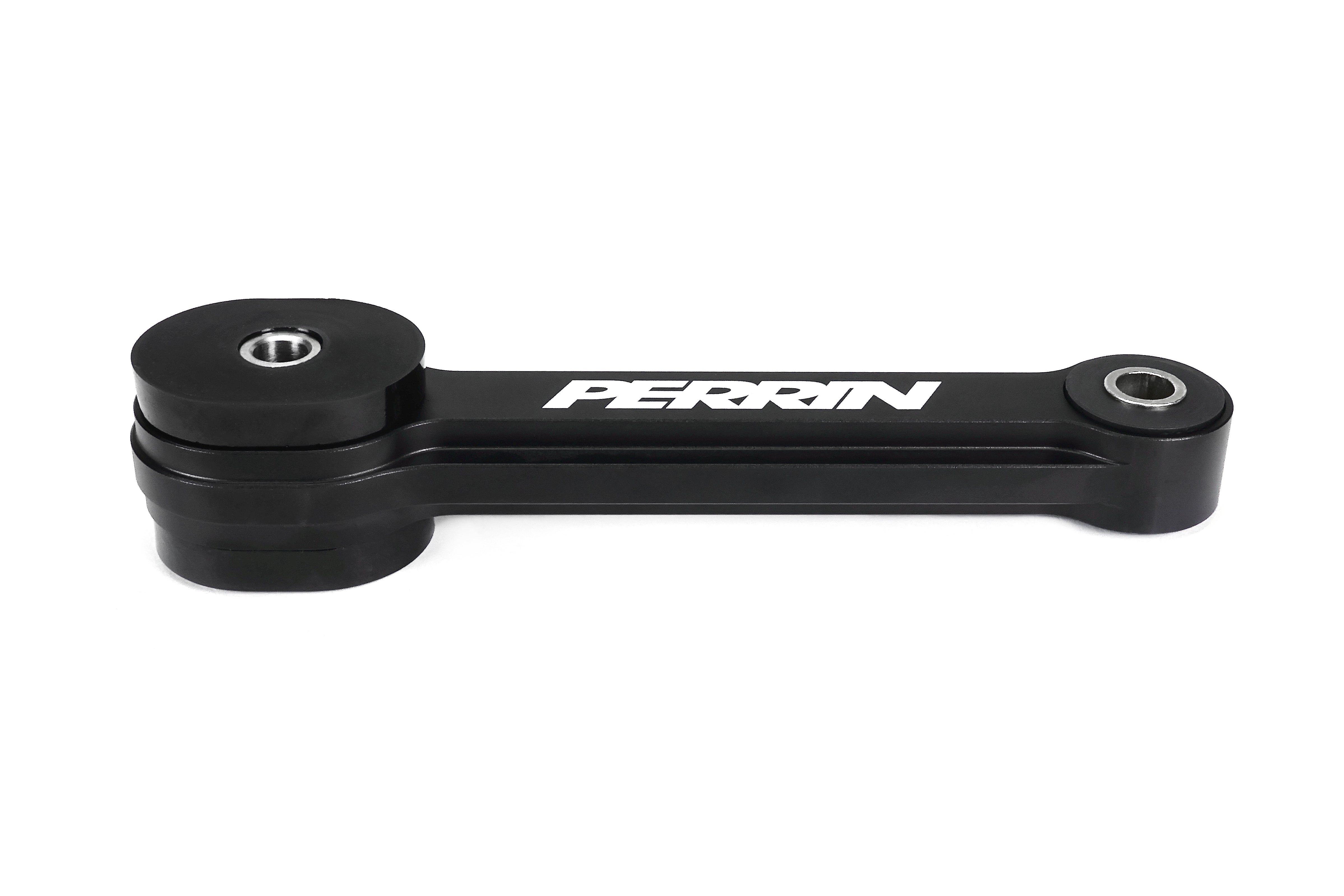 A PERRIN Street Series Pitch Stop Mount featuring a black anodize finish.