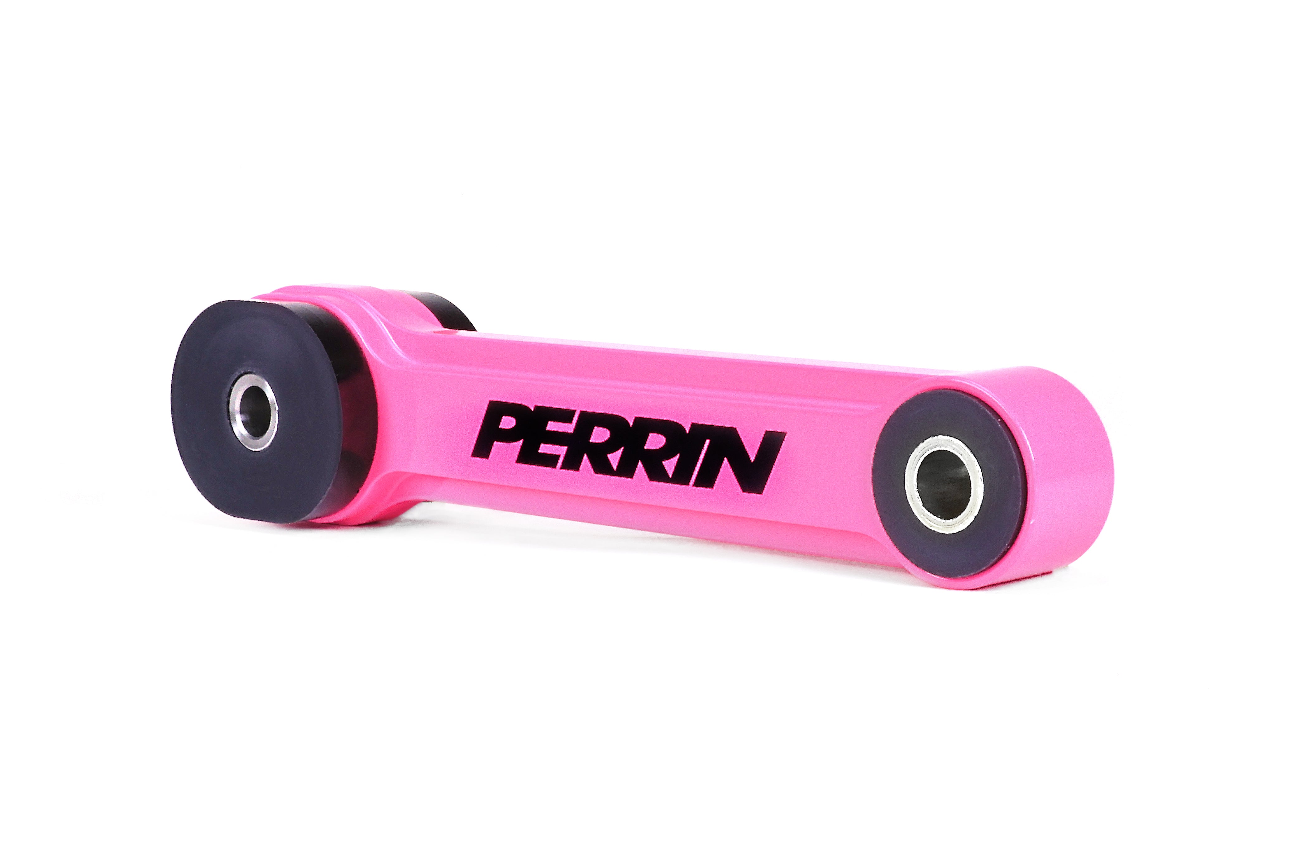 A PERRIN Street Series Pitch Stop Mount featuring a hyper pink anodize finish.