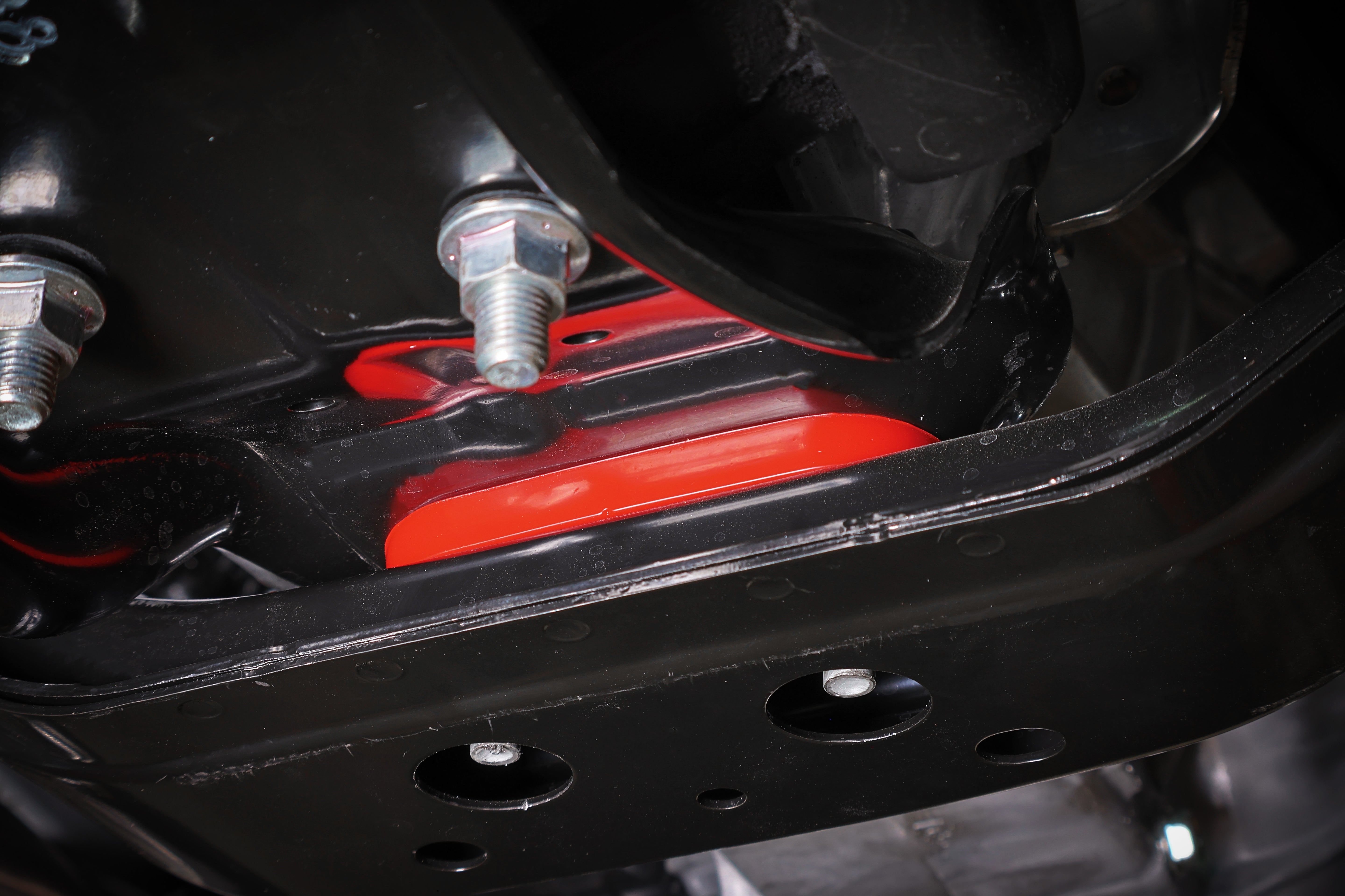 Transmission crossmember bushings for 2008-2025 Subaru WRX, STI, Forester, Outback, XT, Legacy GT, and Impreza.