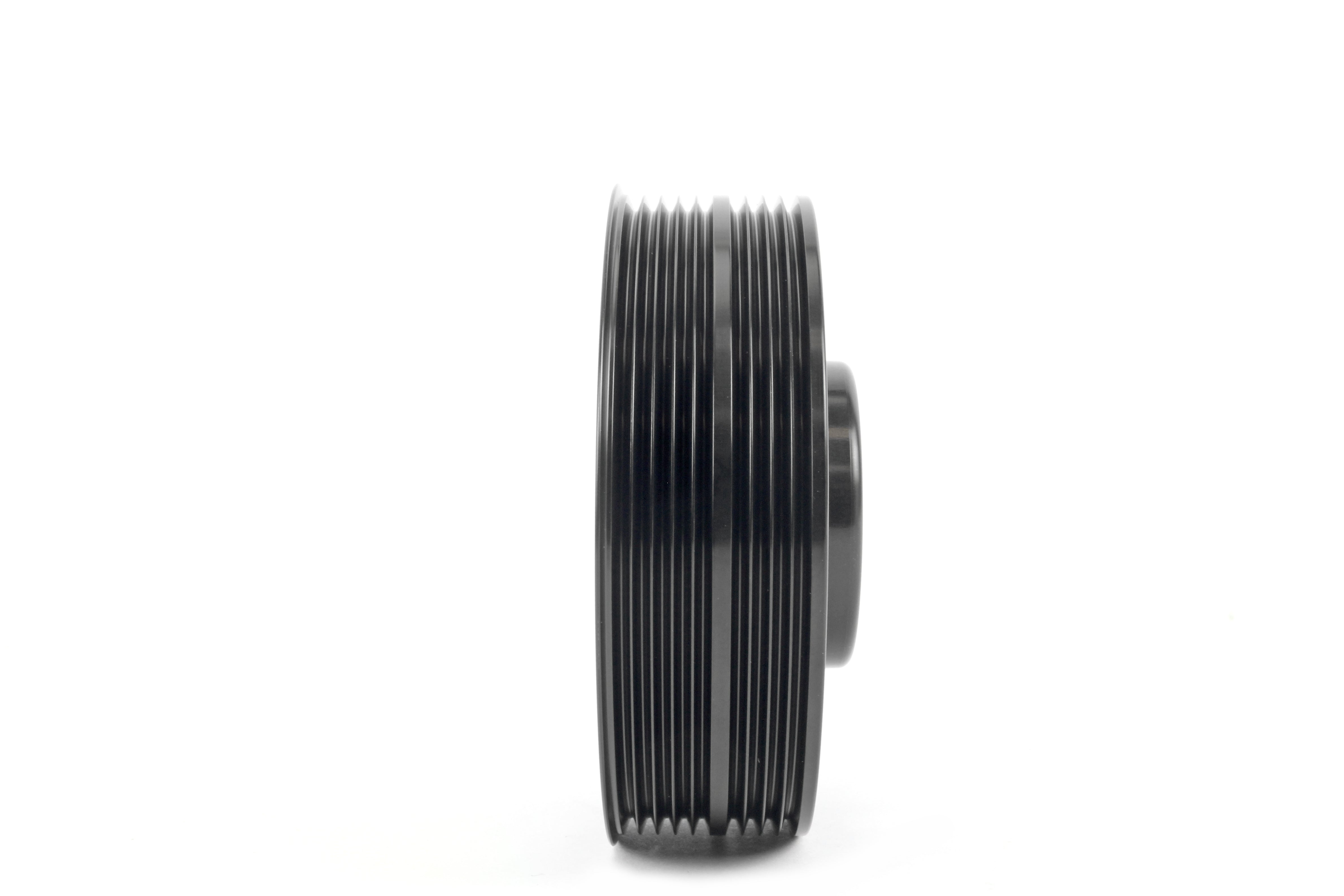 Lightweight crank pulley designed for 2002-2014 Subaru WRX, STI, Outback, Forester, Legacy, and Impreza models.