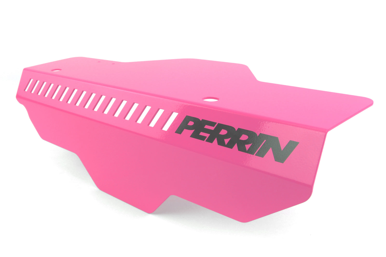 Perrin pink pulley cover for Subaru Outback XT, Legacy GT, and Forester XT, designed for enhanced engine aesthetics.