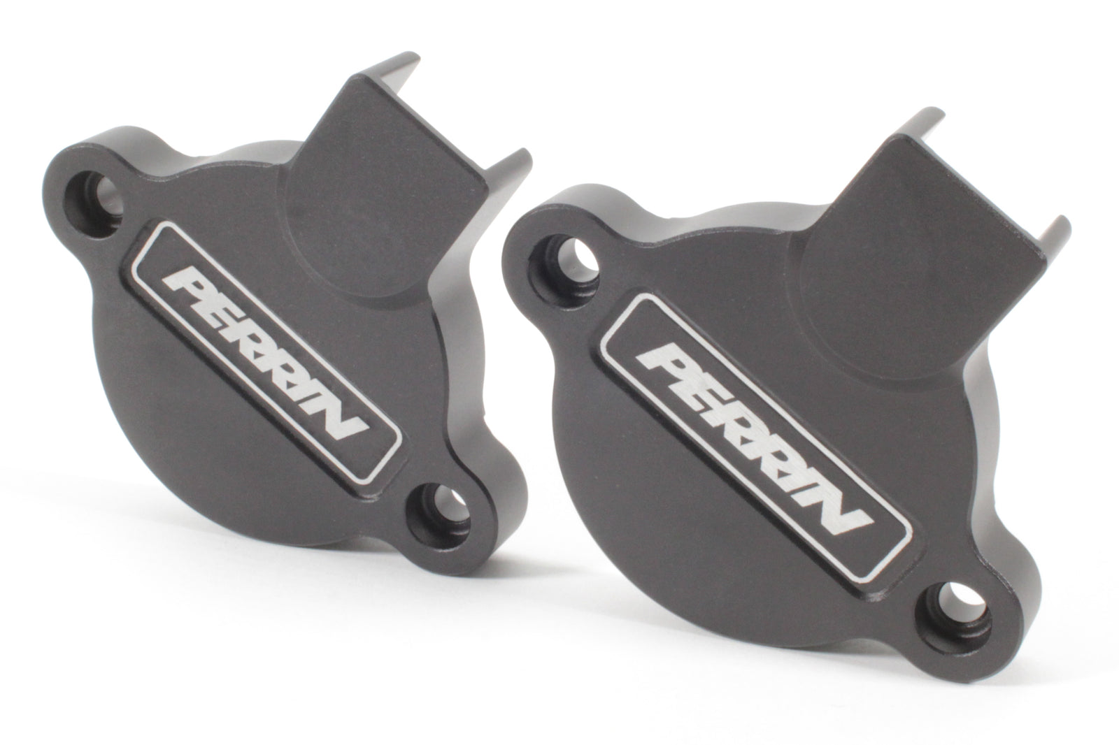Perrin cam solenoid cover set designed for Subaru, Honda, Nissan, and Toyota performance upgrades. Durable and stylish finish.