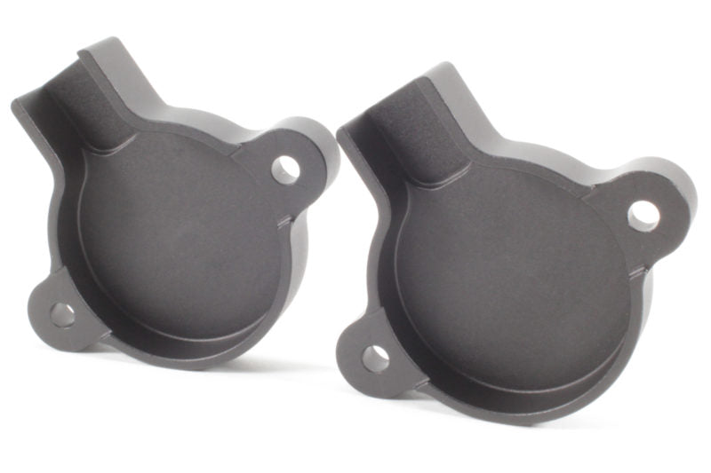 Cam solenoid cover set for WRX, featuring a sleek design and durable finish for enhanced engine performance.