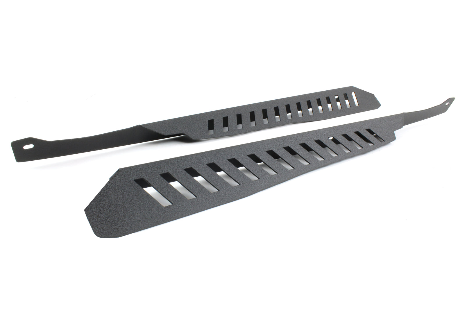 Fender shrouds for 2008-2014 WRX/STI and Impreza, designed for improved airflow and engine performance.