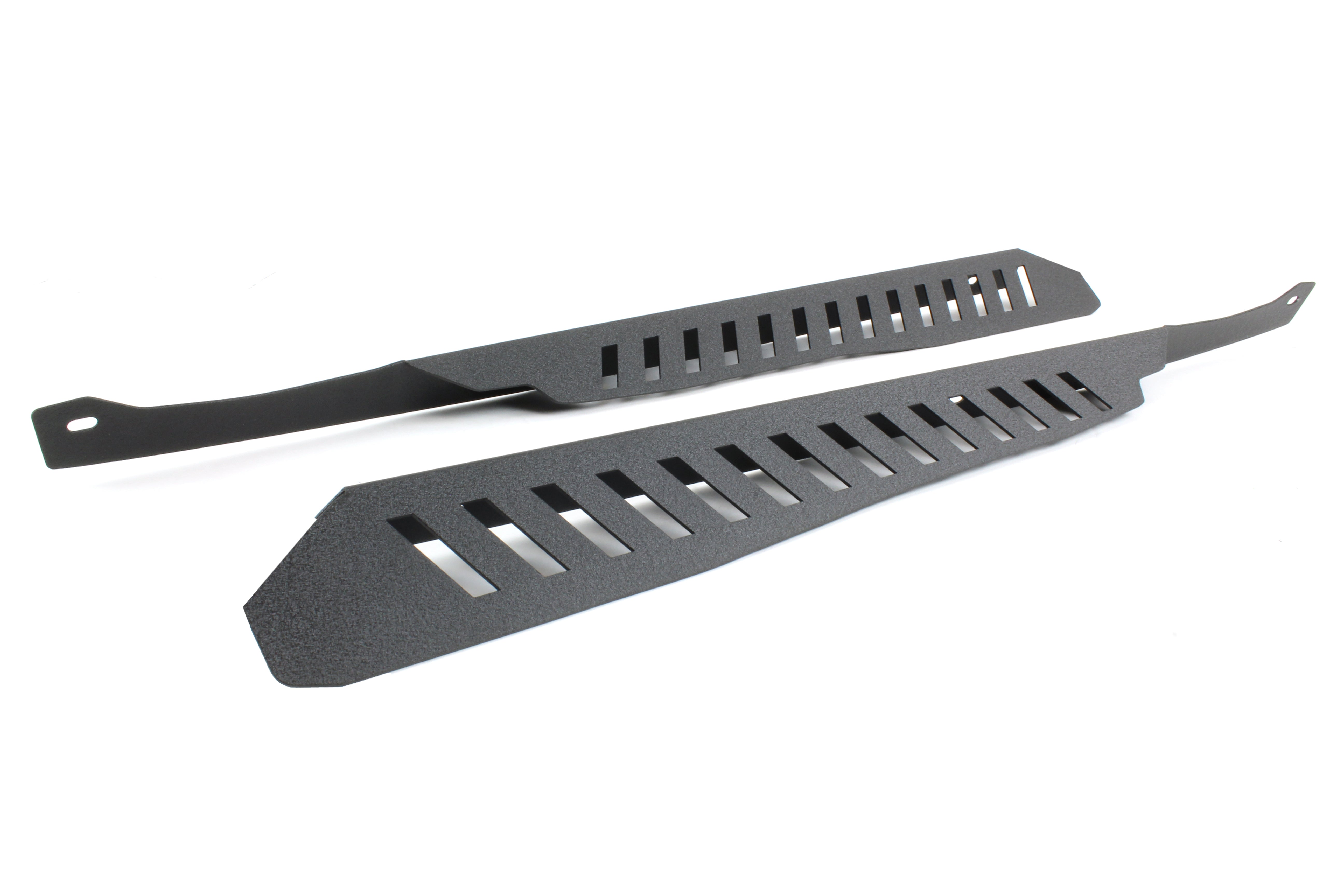 Fender shrouds for 2008-2014 WRX/STI and Impreza, designed for improved airflow and engine performance.